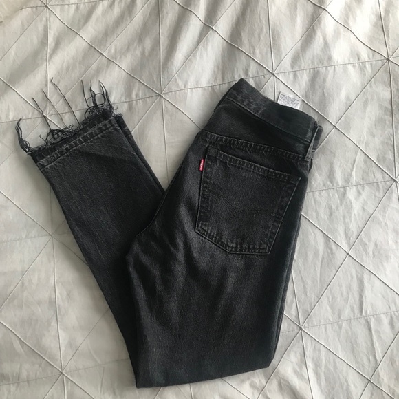 Levi's Pants - Faded black 501 Levi’s